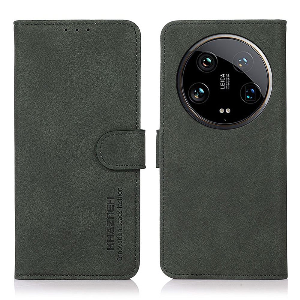 KHAZNEH For Xiaomi 14 Ultra Leather Case Wallet Stand Protective Phone Cover KHAZNEH For Xiaomi 14 Ultra Leather Case Wallet Stand Protective Phone Cover